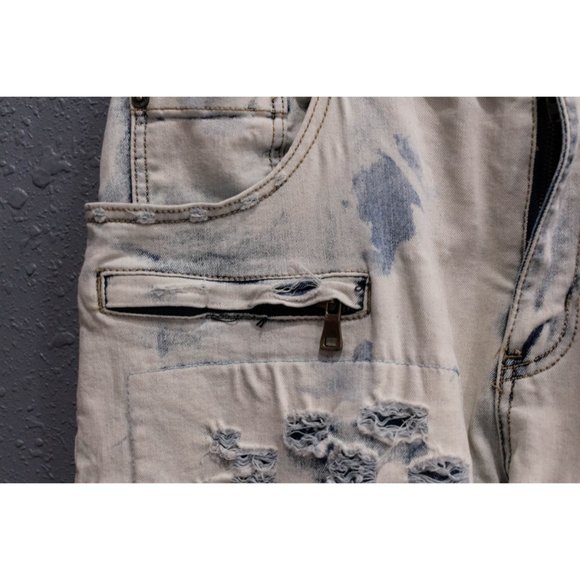 Odd Culture Jeans Skinny Moto Jeans, Size 38x34 - Picture 4 of 12